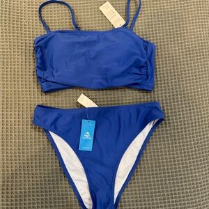 Cupshe Royal Blue Bikini Set